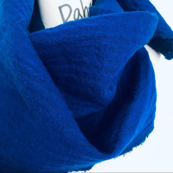 Madewell cobalt navy gauze scarf - Picture 2 of 6